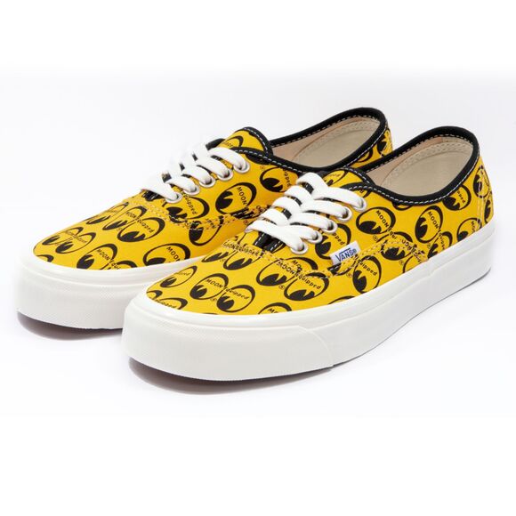 Vans X Mooneyes Yellow Moon Equipment Authentic 44 DX Shoes Size US M 7 / W 8.5 - Picture 2 of 9